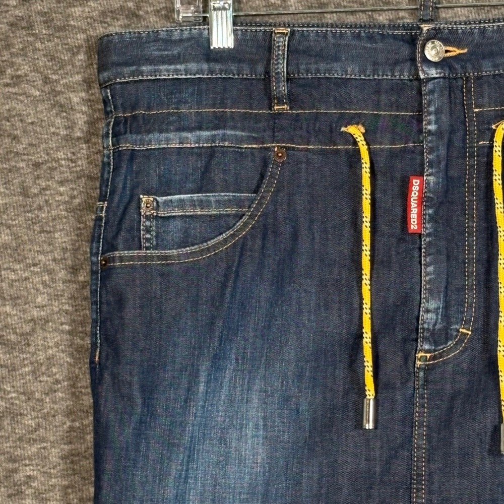 DSQUARED2 Denim Mini Skirt Women's Size 42 US 6 Dark Wash - Picture 3 of 16